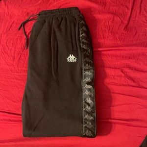 Black Kappa Jogger Suit Slim Fit